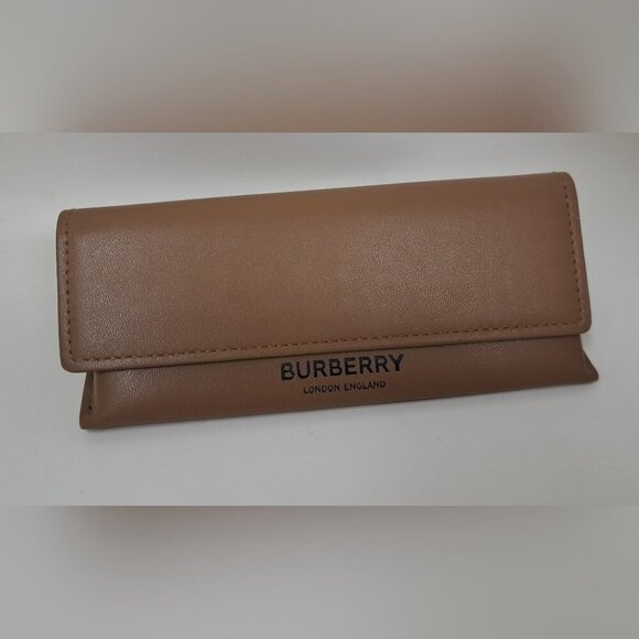 Burberry Sunglasses Gold Brown Gradient Oversized Square Check B3119 58-17-140 - Picture 2 of 14